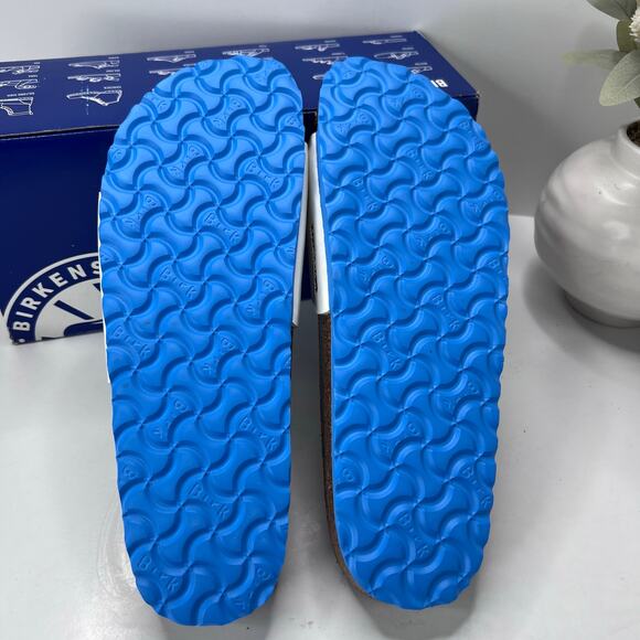 Birkenstock White and Blue Sandals main image 5
